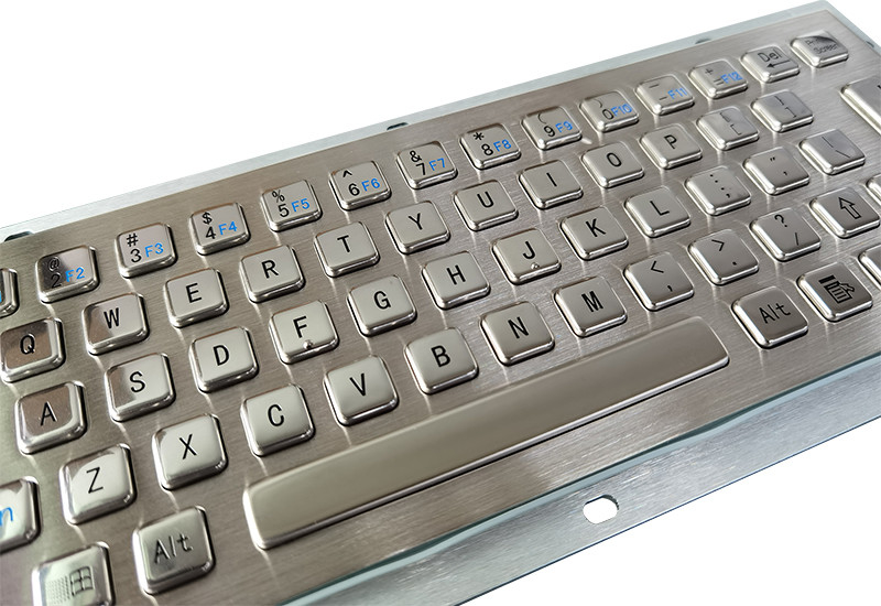 65 toetsen stofdicht IP65 medisch kwaliteits toetsenbord roestvrij staal metalen toetsenbord met USB-interface