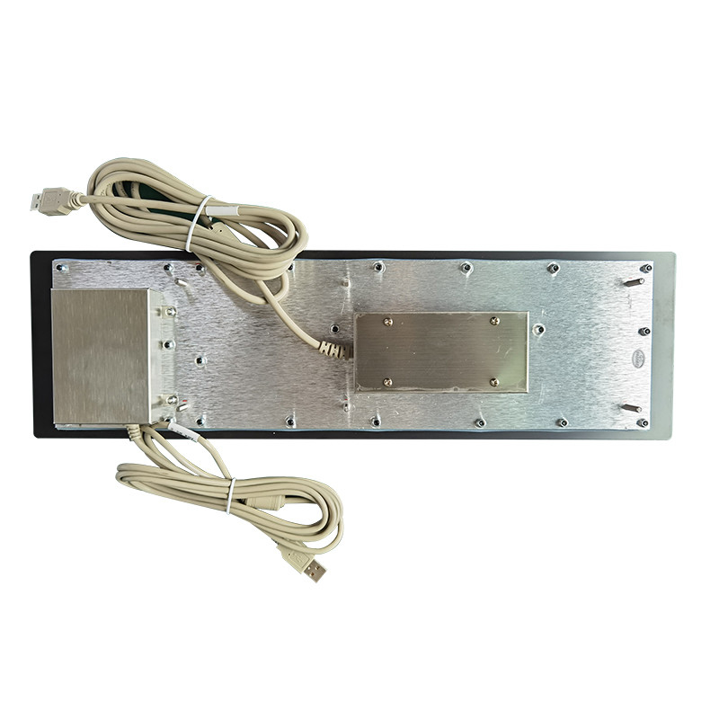 Zelfbediening Kiosk Panel Montage Zwart roestvrij staal Metalen toetsenbord Met aanpasbare lay-out En USB-interface