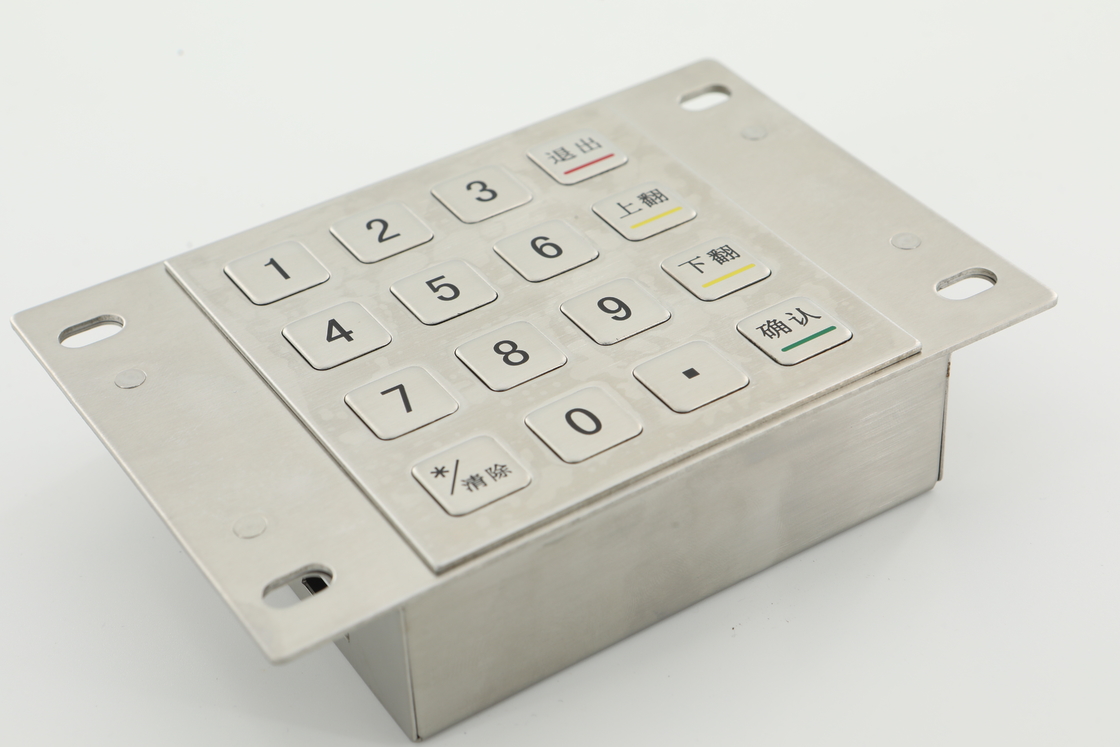3.6N Keycaps Gecodeerd Pin Pad 10 het Numerieke Toetsenbord van de Sleutelspci 4,0 ATM Machine