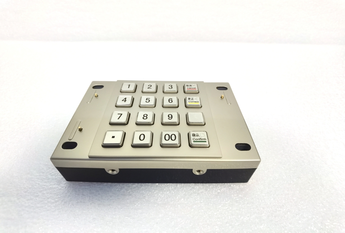 RoHSfcc 87,5 X 91.5mm 1.2KG ATM Pin Pad Bank Machine Keypad